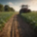 A vibrant crop field showcasing healthy plants.