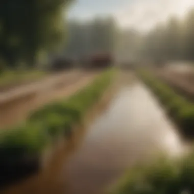 Benefits of Flood Table Reservoirs on Plant Health Graphical depiction of benefits of flood table reservoirs on plant health