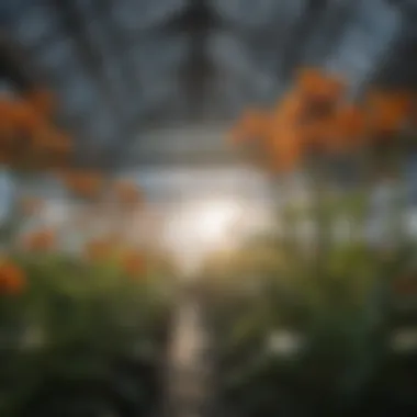 Artificial Pollination Technology Innovative technology for artificial pollination in a modern greenhouse