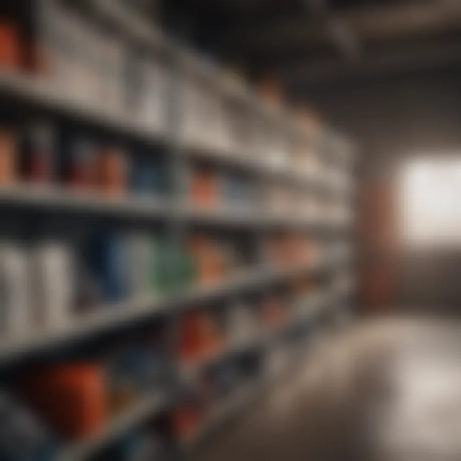 Organized storage of personal protective equipment in a clean environment