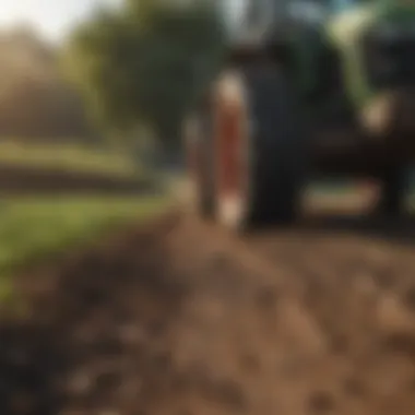 Sustainability in Precision Agriculture Visual representation of sustainability practices in precision farming.
