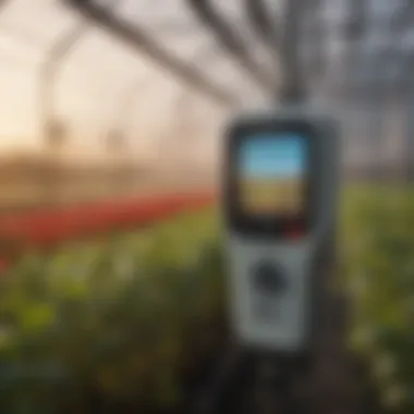 Integration of remote thermometer with smart farming technology