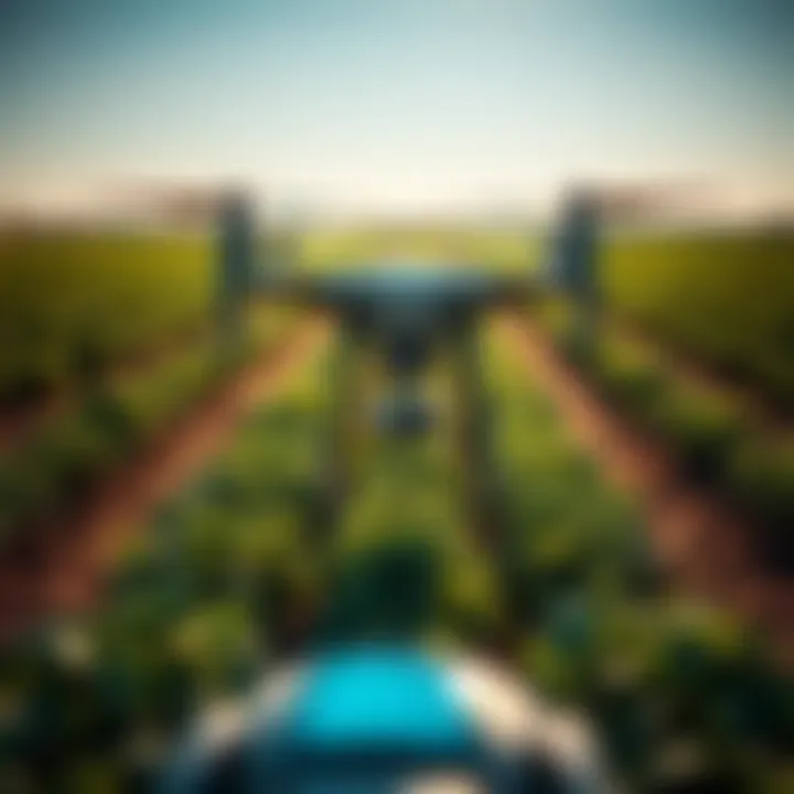 Precision Agriculture: Drones for Crop Monitoring Drones monitoring crop health