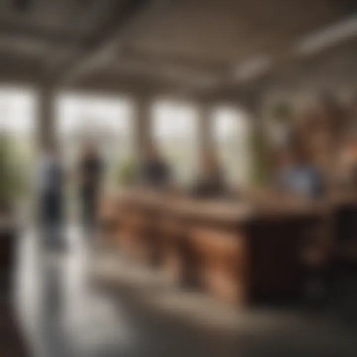 Inside the Rooms to Go corporate office highlighting teamwork and collaboration