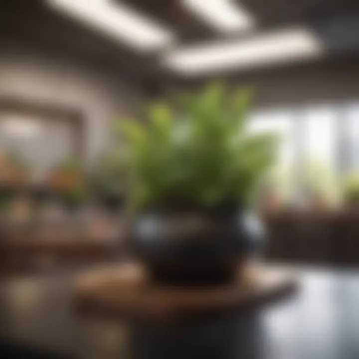 Sustainability initiatives displayed at Rooms to Go headquarters