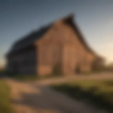 Evolution of Sand Creek Barn Designs Historical image depicting the evolution of Sand Creek barn designs over the years