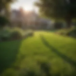 Lush lawn showcasing Scotts ProVista Kentucky Bluegrass