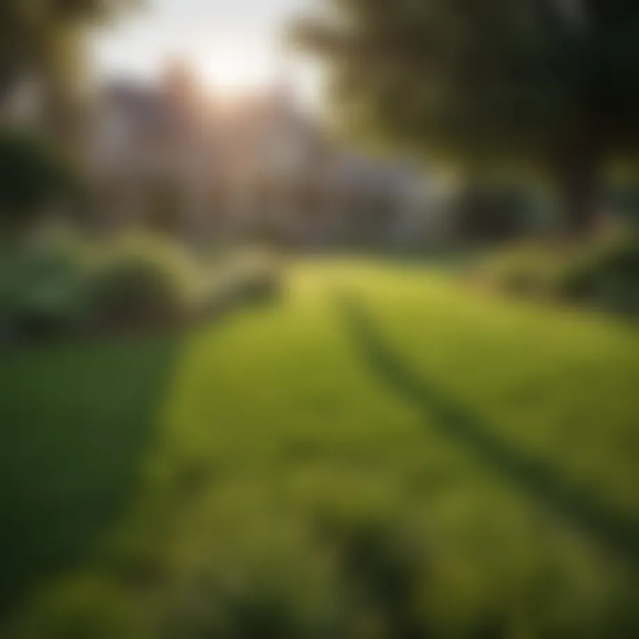 Lush lawn showcasing Scotts ProVista Kentucky Bluegrass