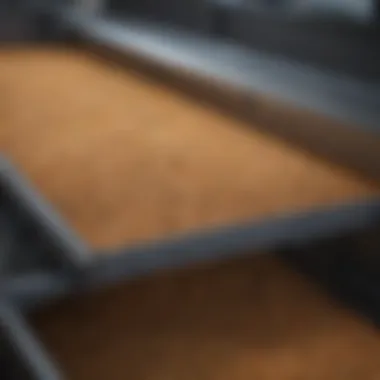 Detailed View of Rotary Grain Cleaner Screens Detailed view of rotary grain cleaner screens