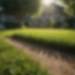 A vibrant lawn showcasing the results of effective aeration.