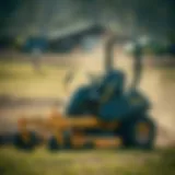 Showcasing the robust design of a Snapper zero turn riding mower