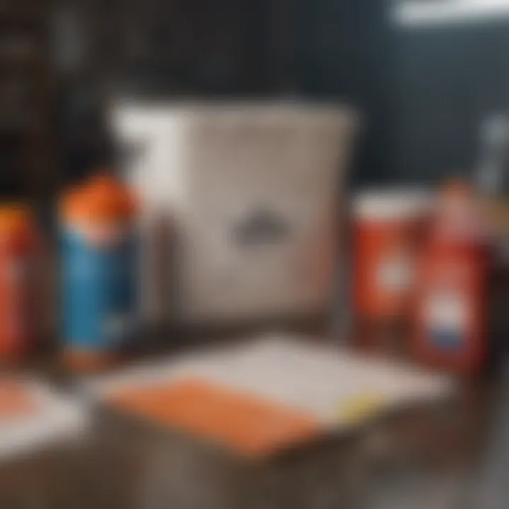 Color-coded labels for effective spill kit organization