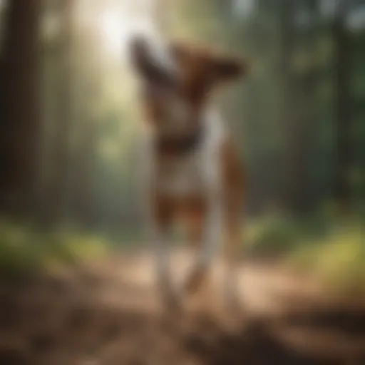 SportDog NoBark device in action on a dog