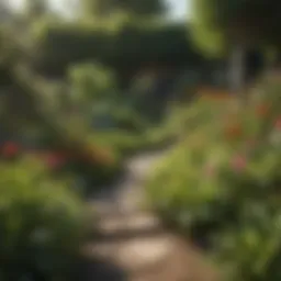 Vibrant garden showcasing healthy plants free from weeds