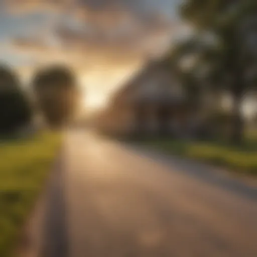 A picturesque view of Weimar, Texas showcasing the local landscape