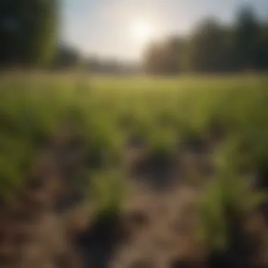 Lush cover crops fostering biodiversity