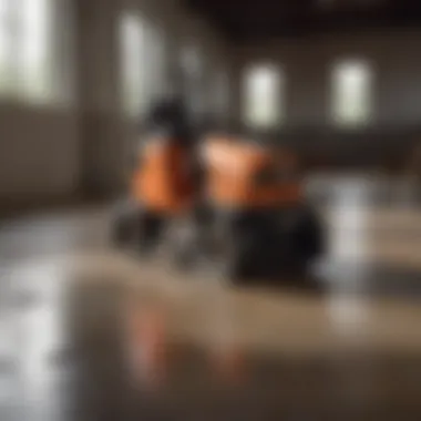 Successful flooring removal project using rental equipment