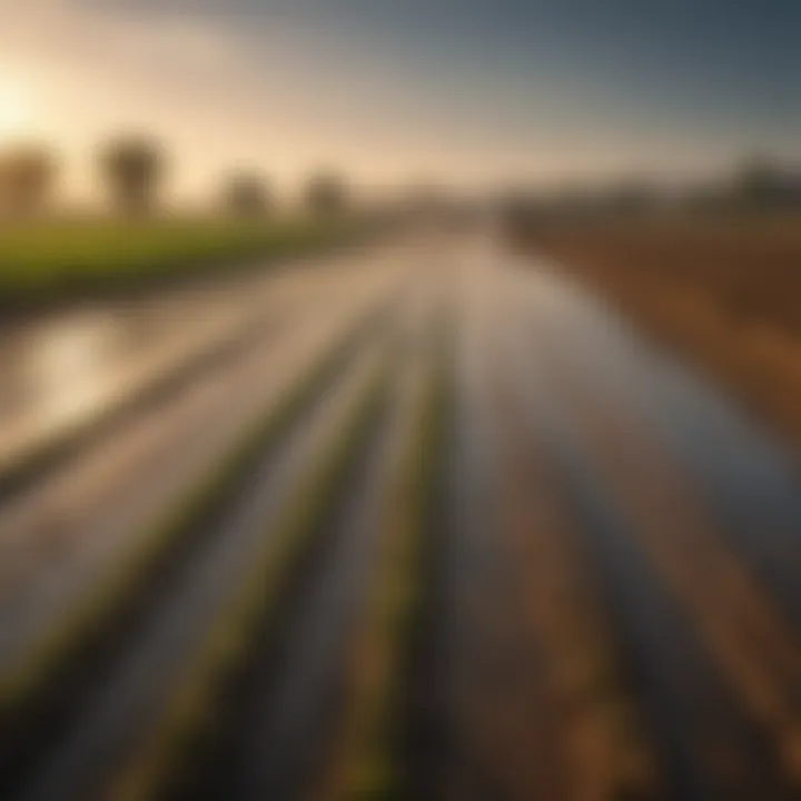 Sustainable farming techniques utilizing efficient irrigation