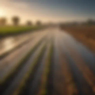 Sustainable Farming with Efficient Irrigation Sustainable farming techniques utilizing efficient irrigation