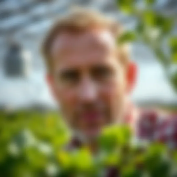 Visual representation of sustainable farming practices incorporating fungicides