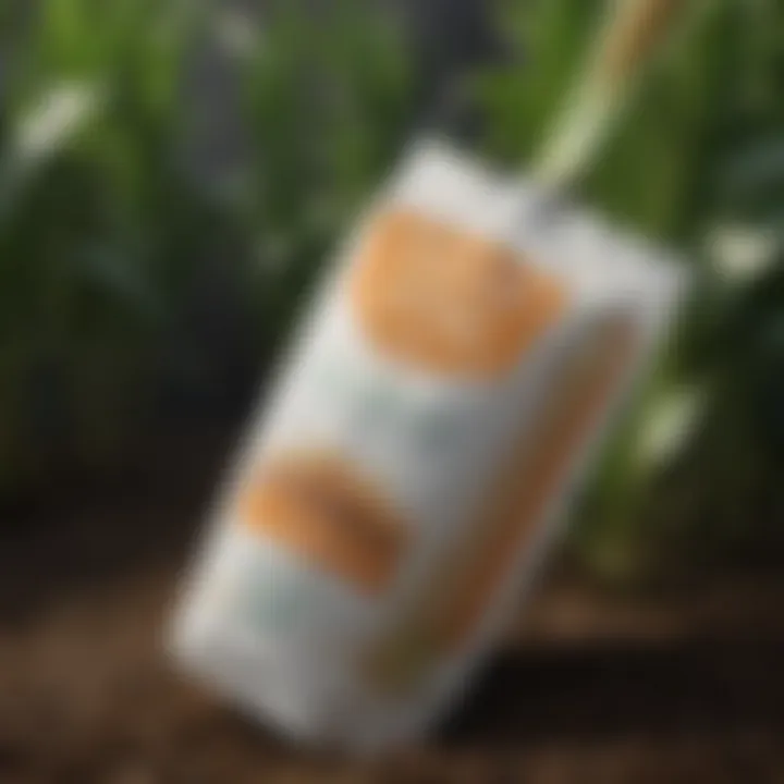 Detailed view of Syngenta corn herbicide packaging