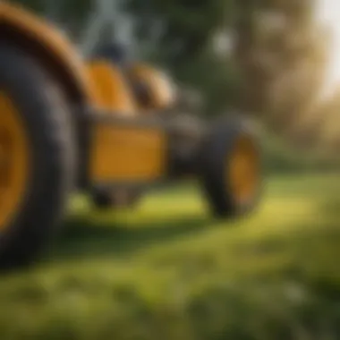 Comparison of different types of roll bars for lawn mowers