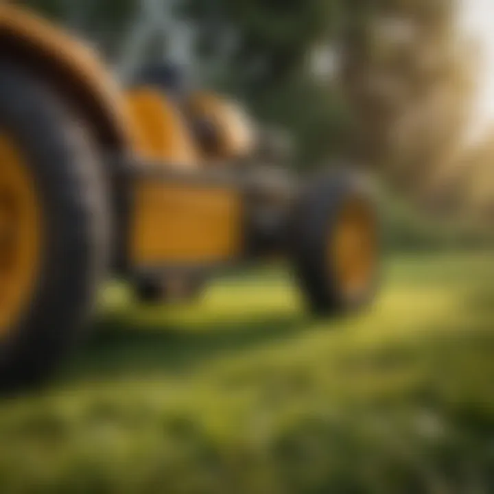Comparison of different types of roll bars for lawn mowers