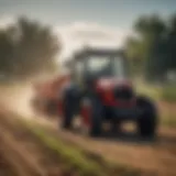 Experienced forklift operator navigating through a field