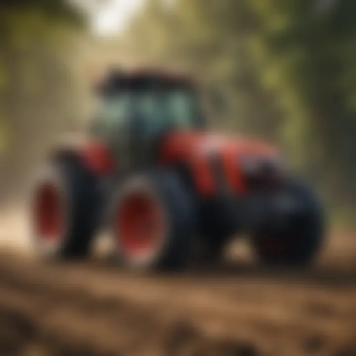 Future trends in agricultural machinery highlighting innovative tractor designs.