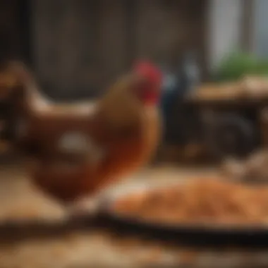Nutrient-rich feed for poultry