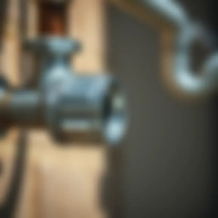 Application of Pipe Nipple in Plumbing A 1 inch stainless steel pipe nipple installed in a plumbing system demonstrating its application.