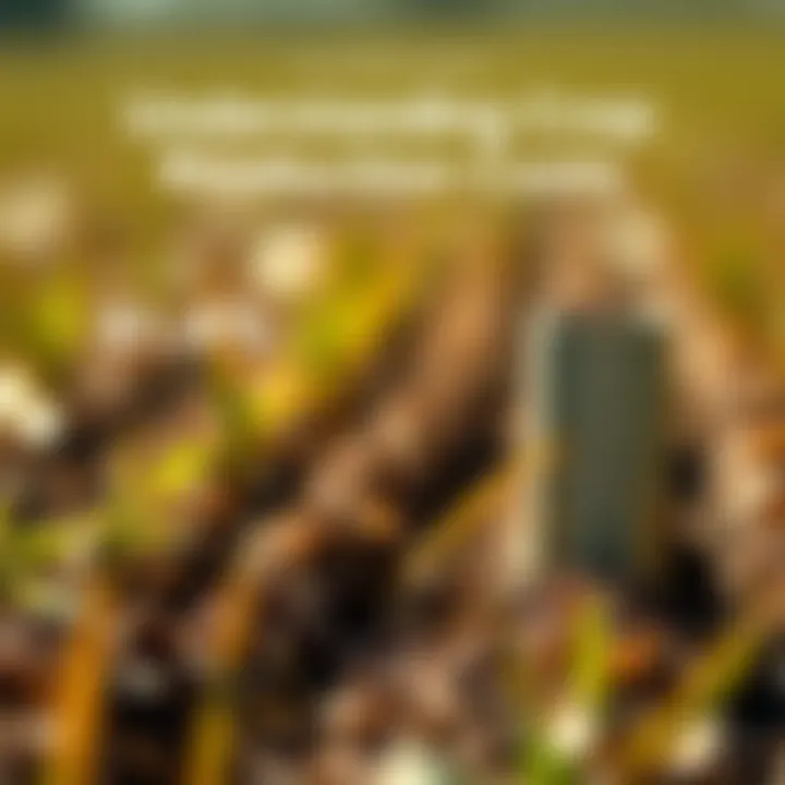 Infographic illustrating the cost breakdown of crop production