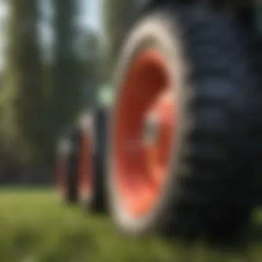 Specifications Comparison of Lawn Tractor Tires Comparison chart of tire specifications