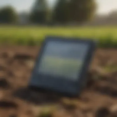 Technology in measuring agricultural land