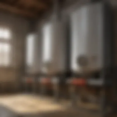 Types of Boilers for In-Floor Heating Illustration of different boiler types for in-floor heating systems
