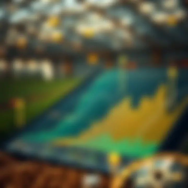 Visual representation of economic indicators affecting commodity prices