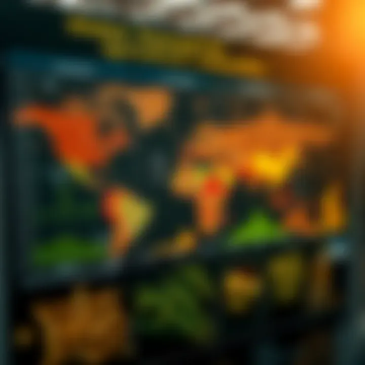 Chart showing global market demand for key commodities