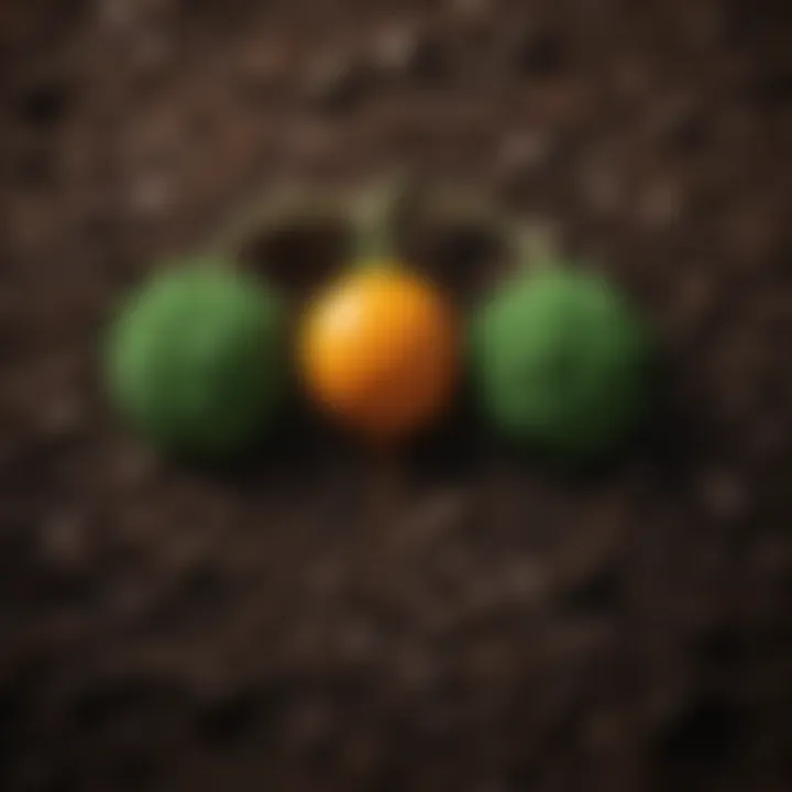 Illustration of carbon and nitrogen balance in compost