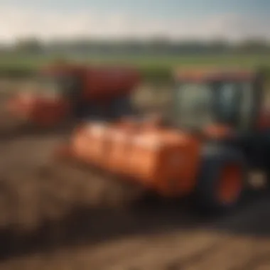 Comparison of Various Types of Dry Manure Spreaders Different types of dry manure spreaders displayed for comparison