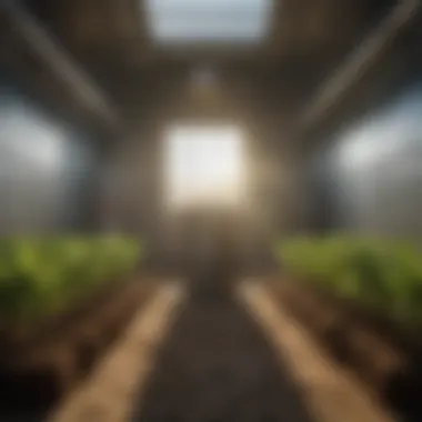 Ethylene Oxide Chamber in Agriculture Ethylene oxide chamber setup in an agricultural environment
