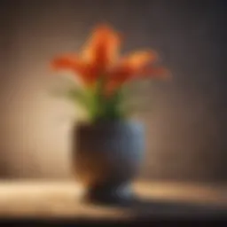 An illustration showcasing the unique design of fabric air pots.