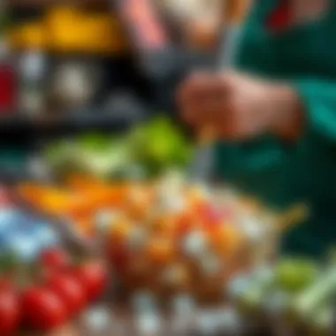 Proper Food Handling Techniques A graphic representation of proper food handling techniques