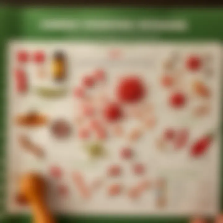 Common Foodborne Pathogens An educational chart showing common foodborne pathogens