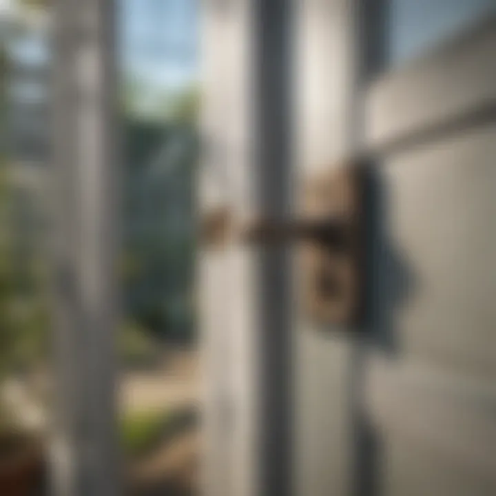 Different types of door latches suitable for greenhouses