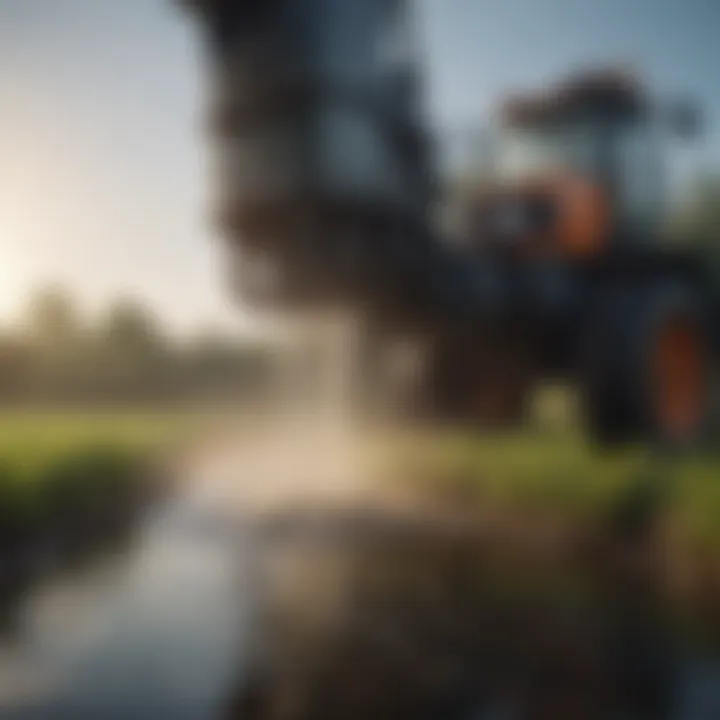Visual concept of future innovations in hydraulic aeration