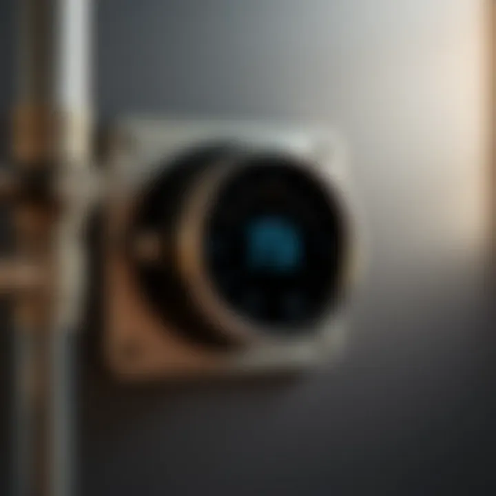 Installation process of a hydronic heating system thermostat