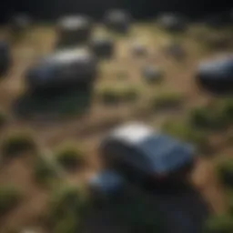 An illustrative representation of internet broadband connectivity