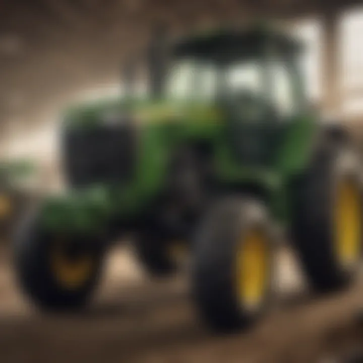 Visual guide on maintenance practices for John Deere tractor front bumpers to ensure longevity and performance.