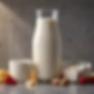 Nutritional Value Comparison Nutritional comparison chart for lactose-free milk and regular milk