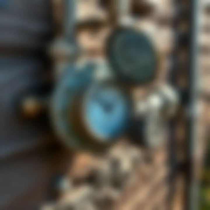 Proper Installation of Mechanical Water Meter Installation of a mechanical water meter in a residential setting